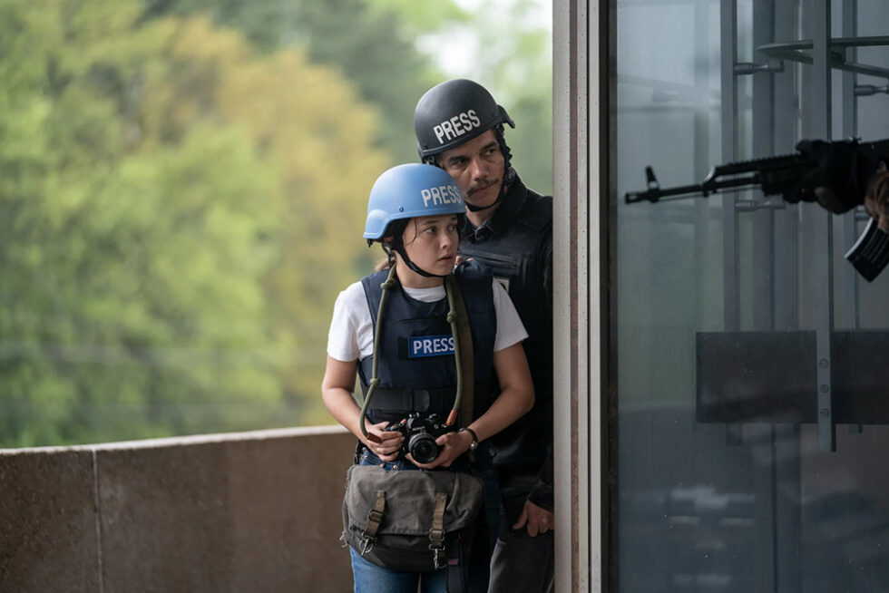 Jessie ( Cailee Spaeny) et Joel (Wagner Moura). © A24